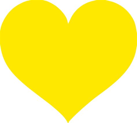 coração amarelo